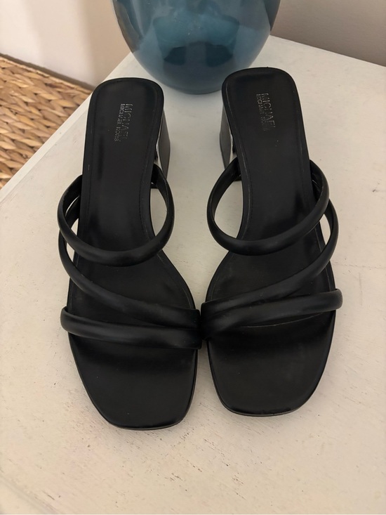Michael Kors Shoes - Michael Kors Black Multi-Strap Slide Mules